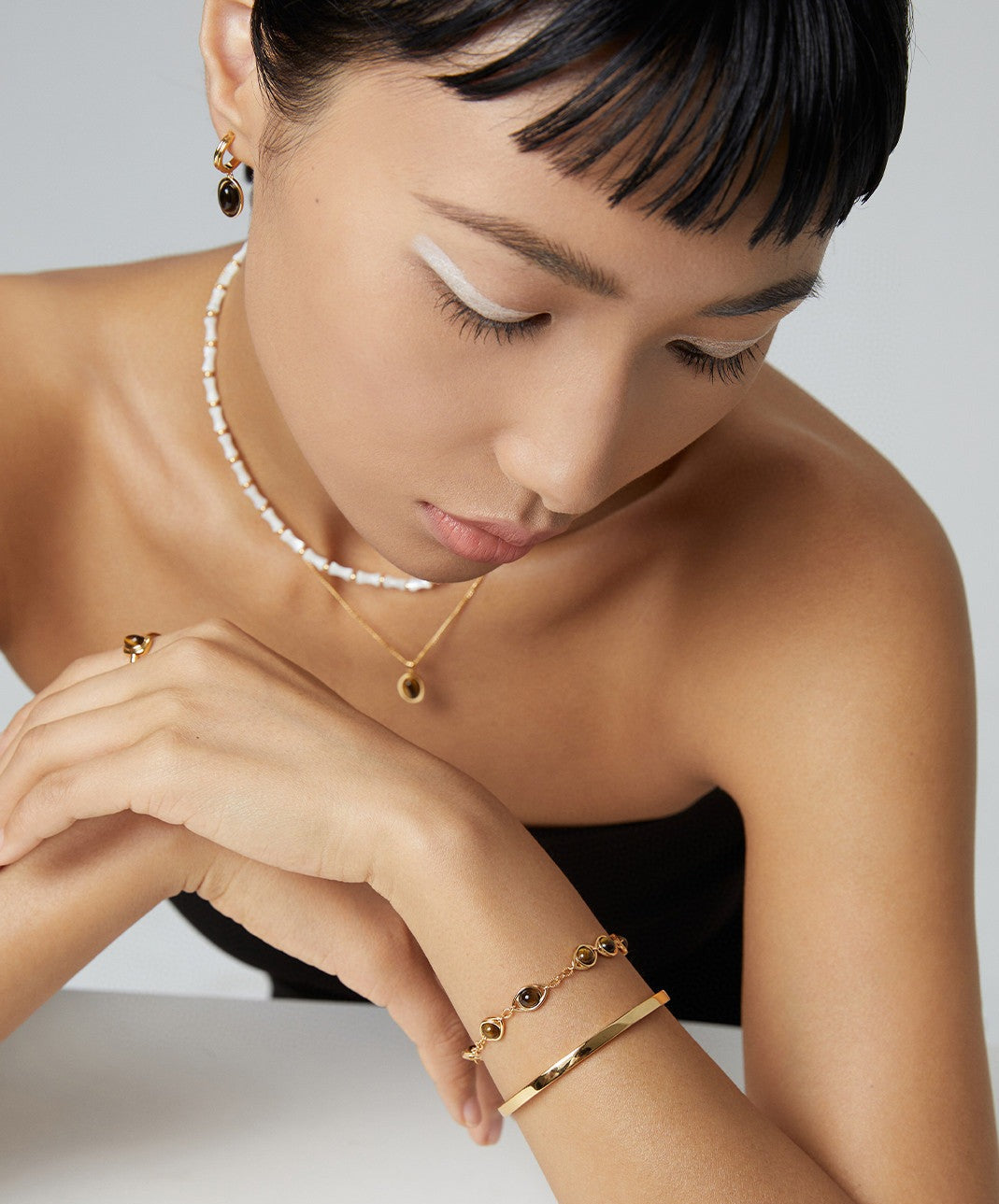 VERSATILE TIGER EYE STONE EARRINGS IN STERLING SILVER