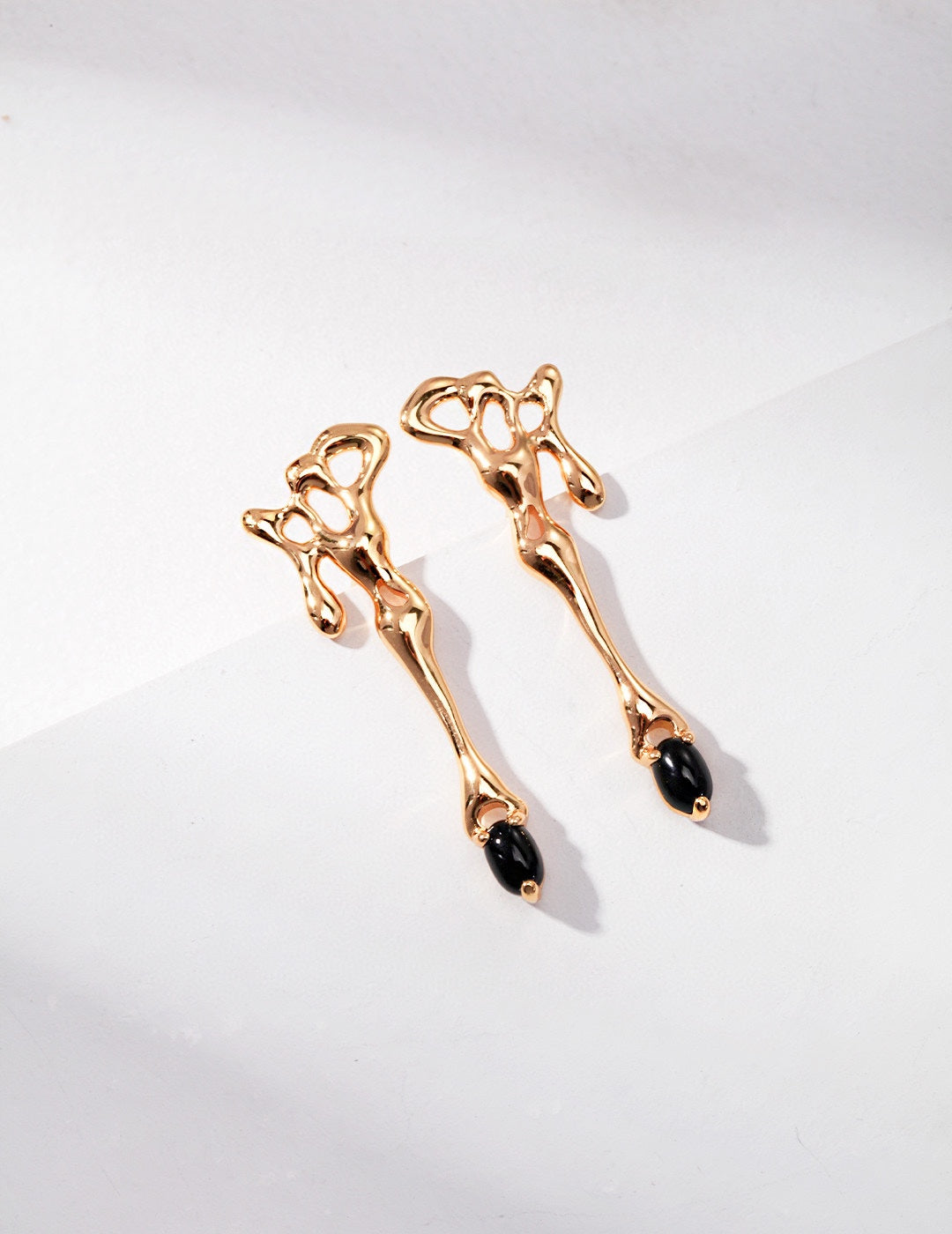 STERLING SILVER AGATE EARRINGS