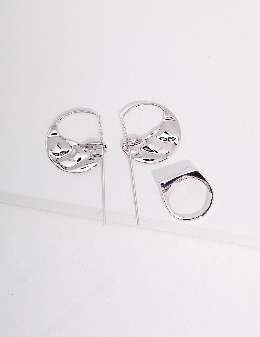 STERLING SILVER CHANDELIER EARRINGS