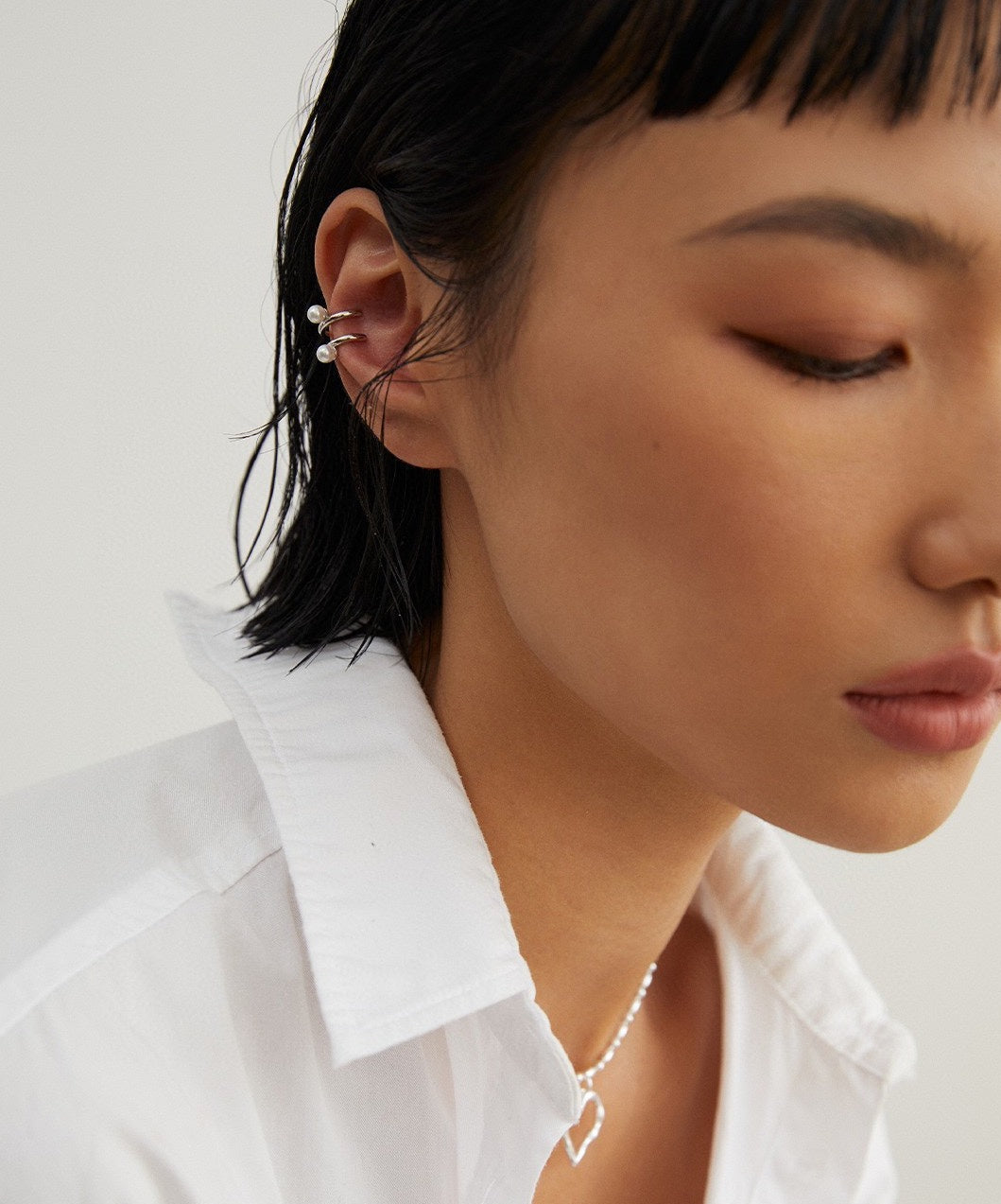 BEAD EAR BONE CLIP - SINGLE