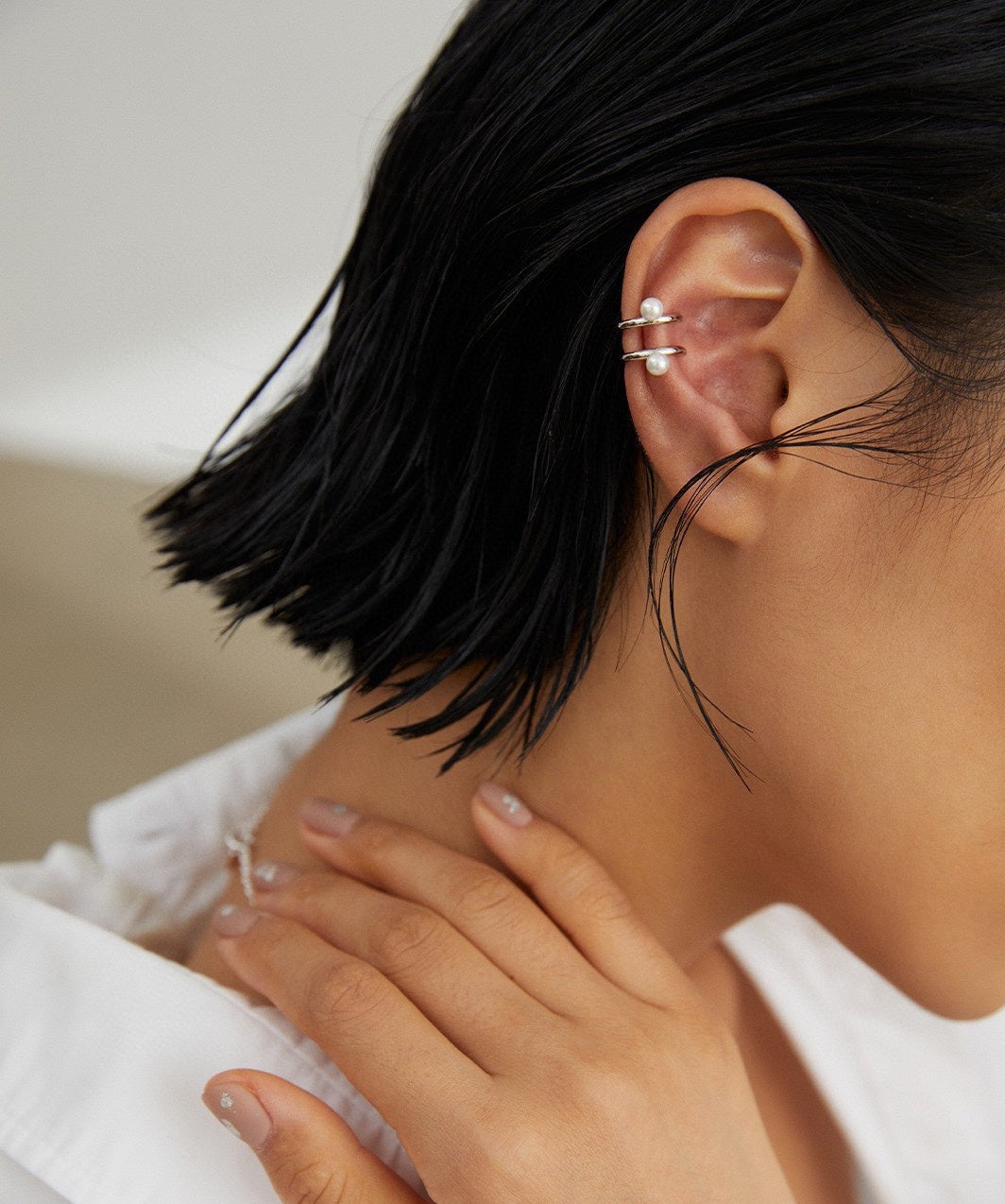 BEAD EAR BONE CLIP - SINGLE