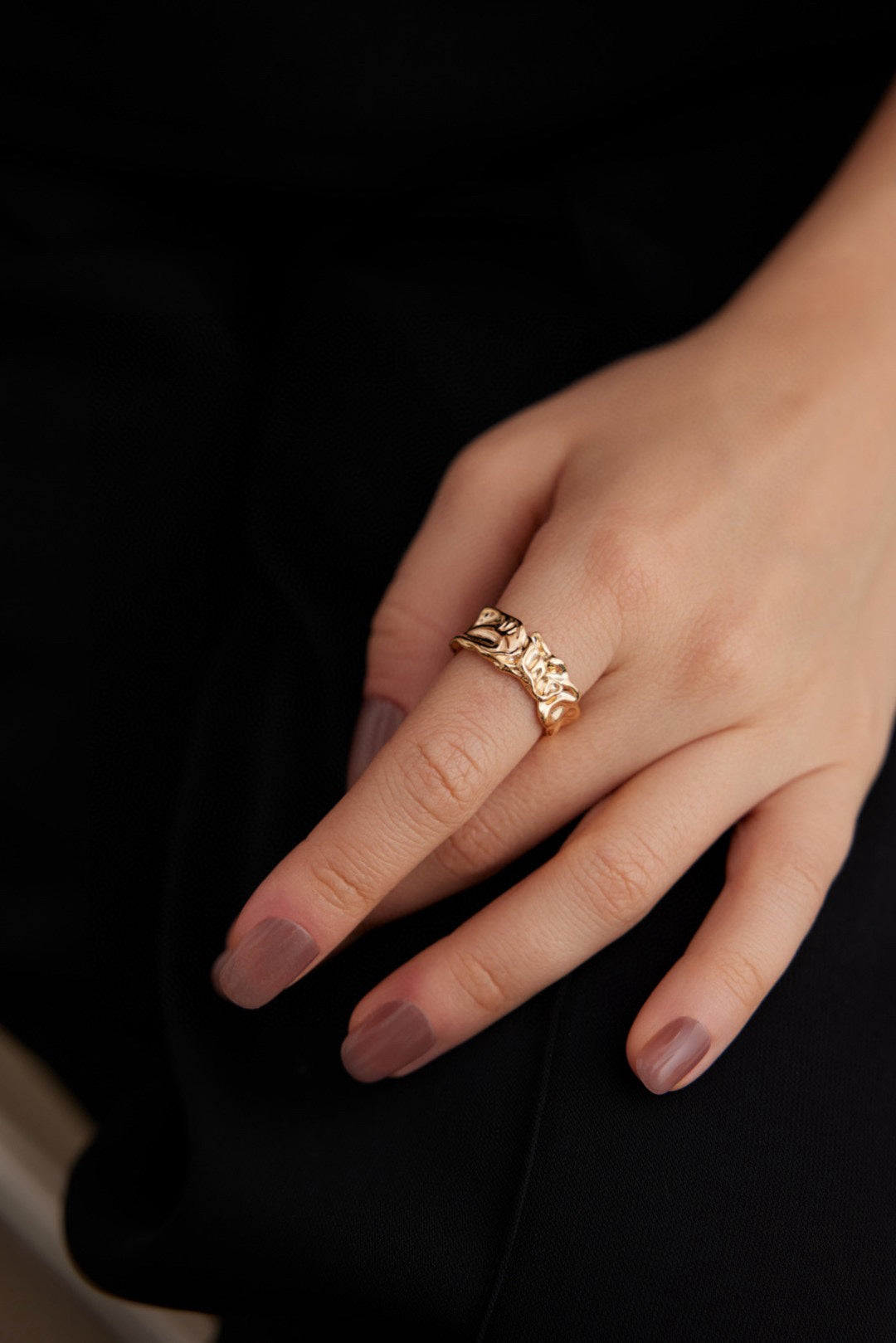 STERLING SILVER OPEN ADJUSTABLE RING