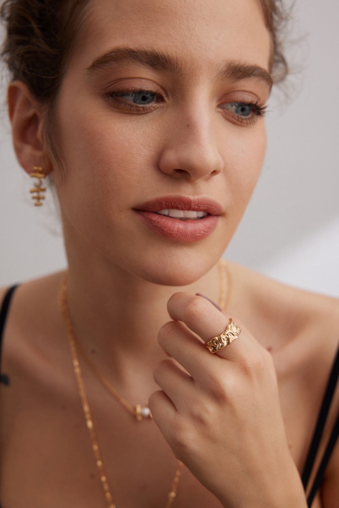 STERLING SILVER BAROQUE PEARL LONG NECKLACE
