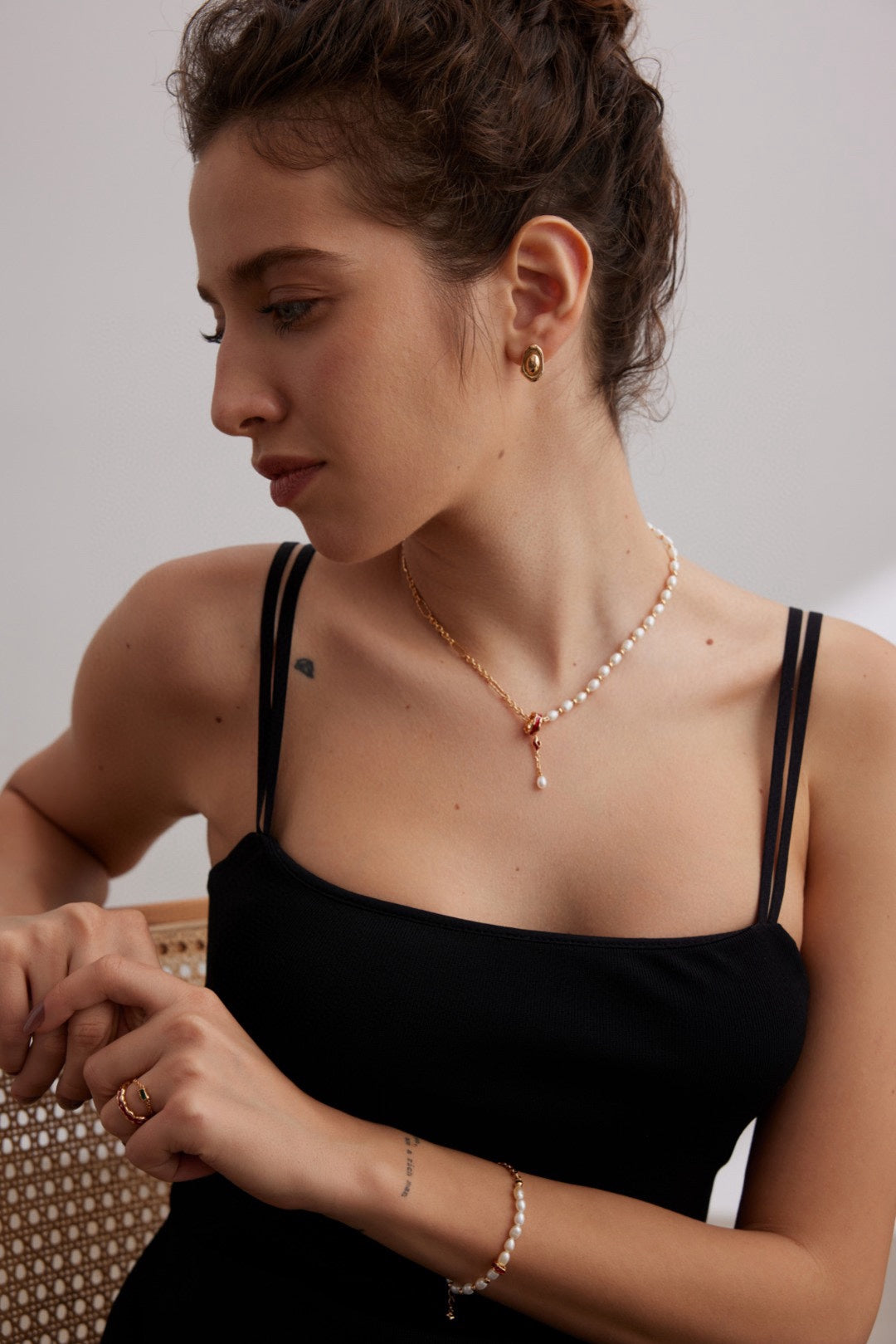 STREAM SERIES DRIP GLAZE PEARL BRACELET
