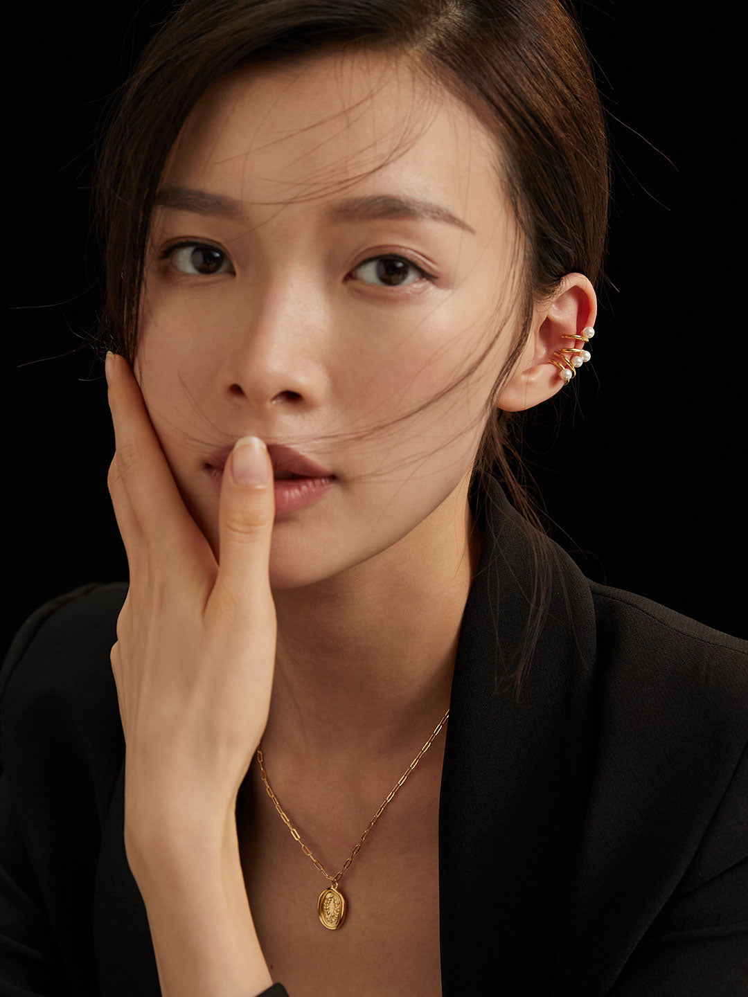 BEAD EAR BONE CLIP - SINGLE