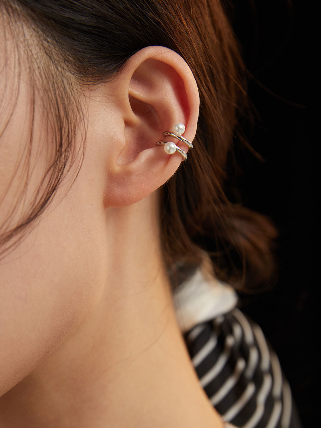 BEAD EAR BONE CLIP - SINGLE