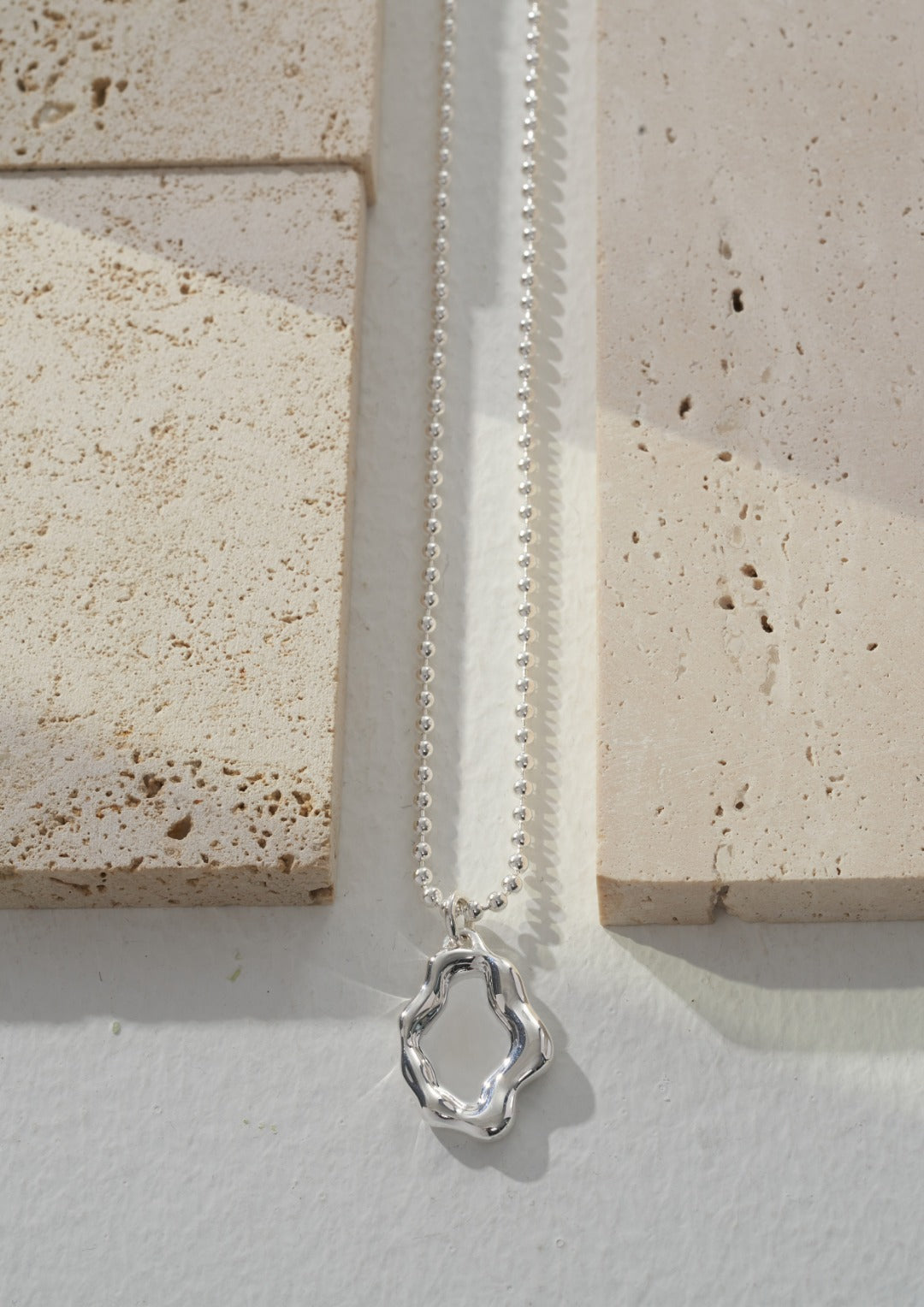 JINBO SERIES SILVER NATURAL NECKLACE