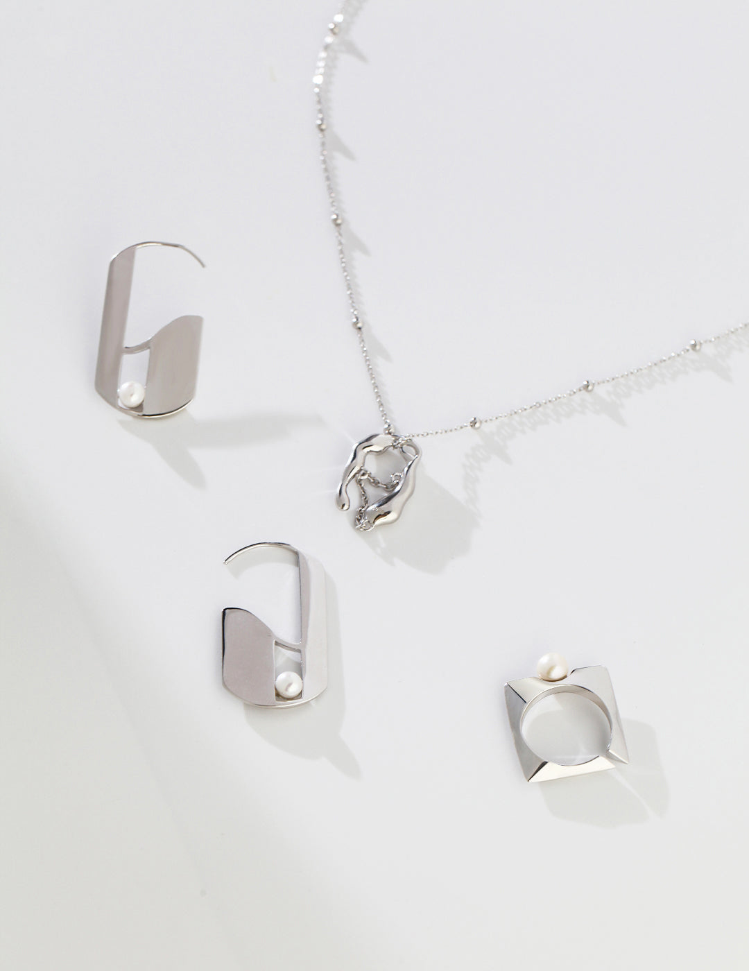 STERLING SILVER FLOW CHAIN NECKLACE