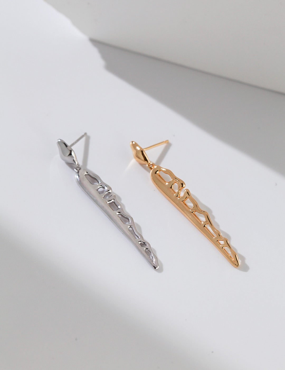 STERLING SILVER AB STYLE SPIKE EARRINGS