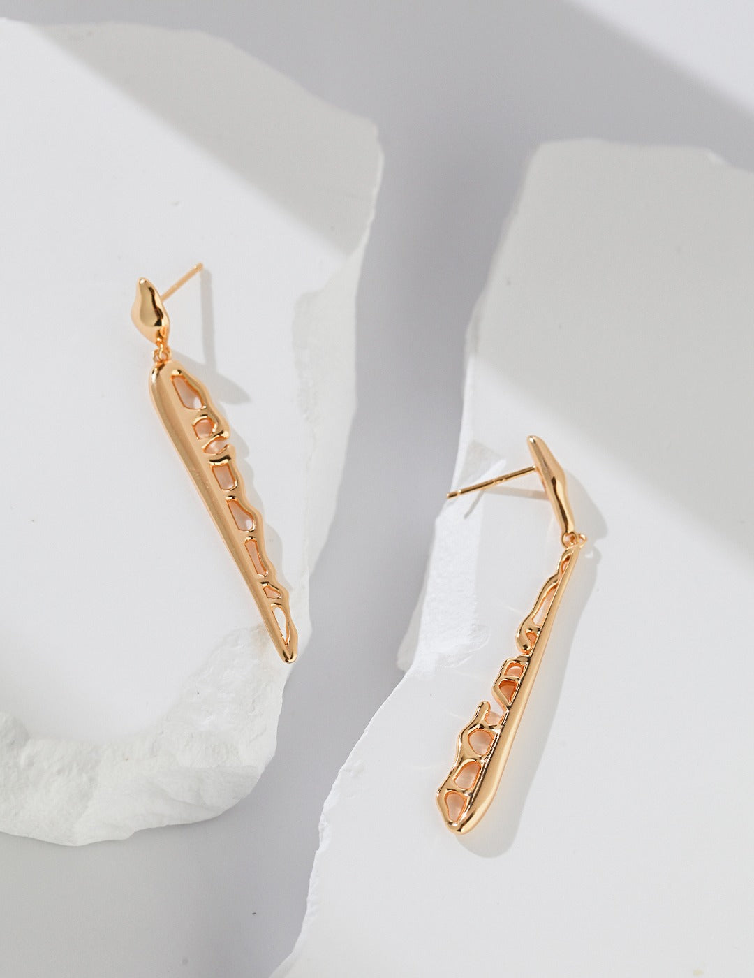 STERLING SILVER AB STYLE SPIKE EARRINGS