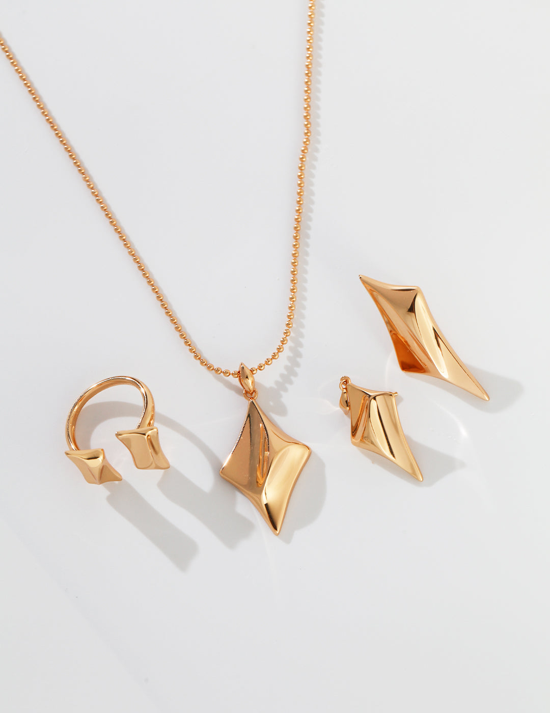 STERLING SILVER STAR TAG NECKLACE