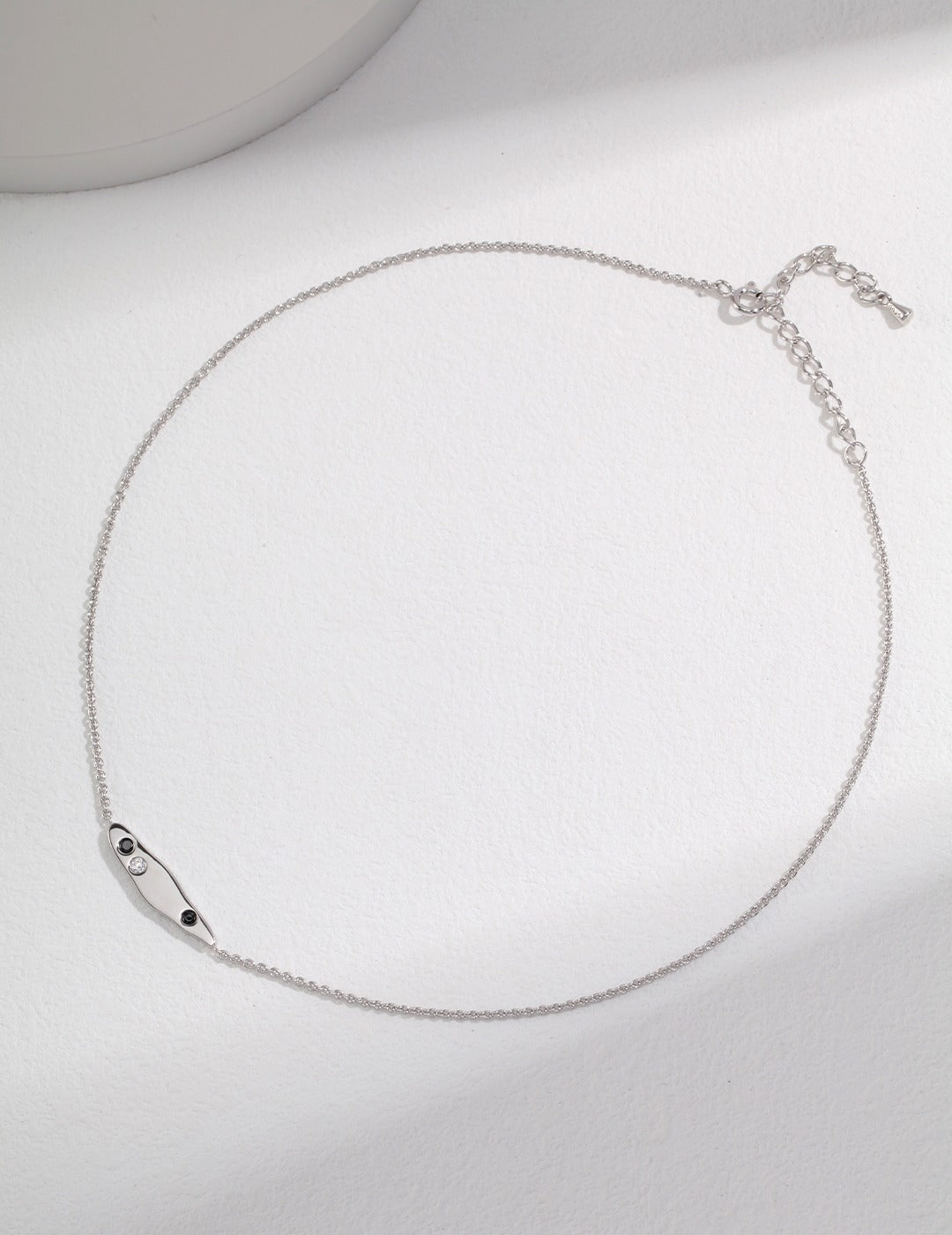 STERLING SILVER GEMSTONE STACKING NECKLACE