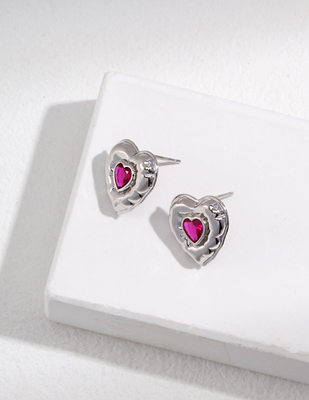 CONFESSION BALLOON SERIES STERLING SILVER LOVE EARRINGS