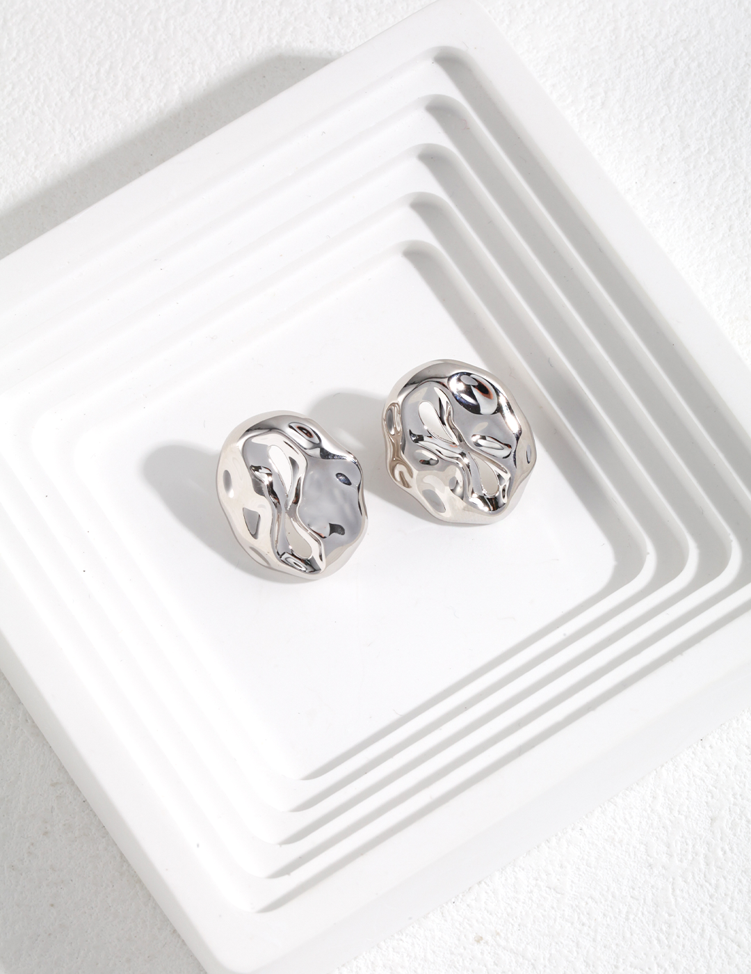 STERLING SILVER CLASSIC STUD EARRINGS