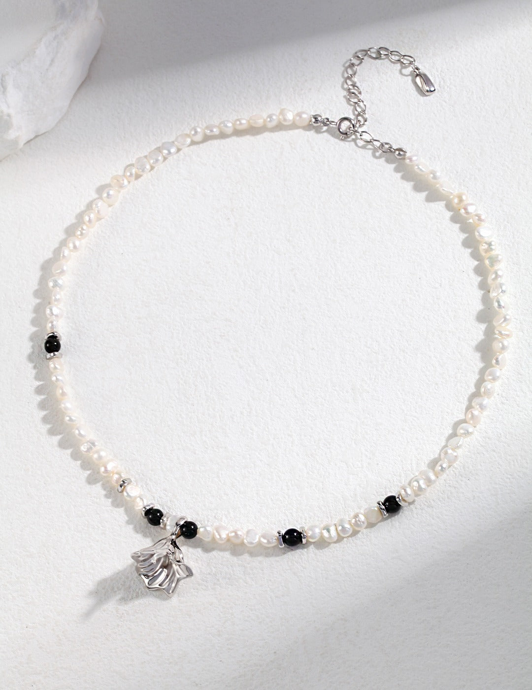 DANCE SERIES JEWELRY DESIGN STERLING SILVER PEARL NECKLACE