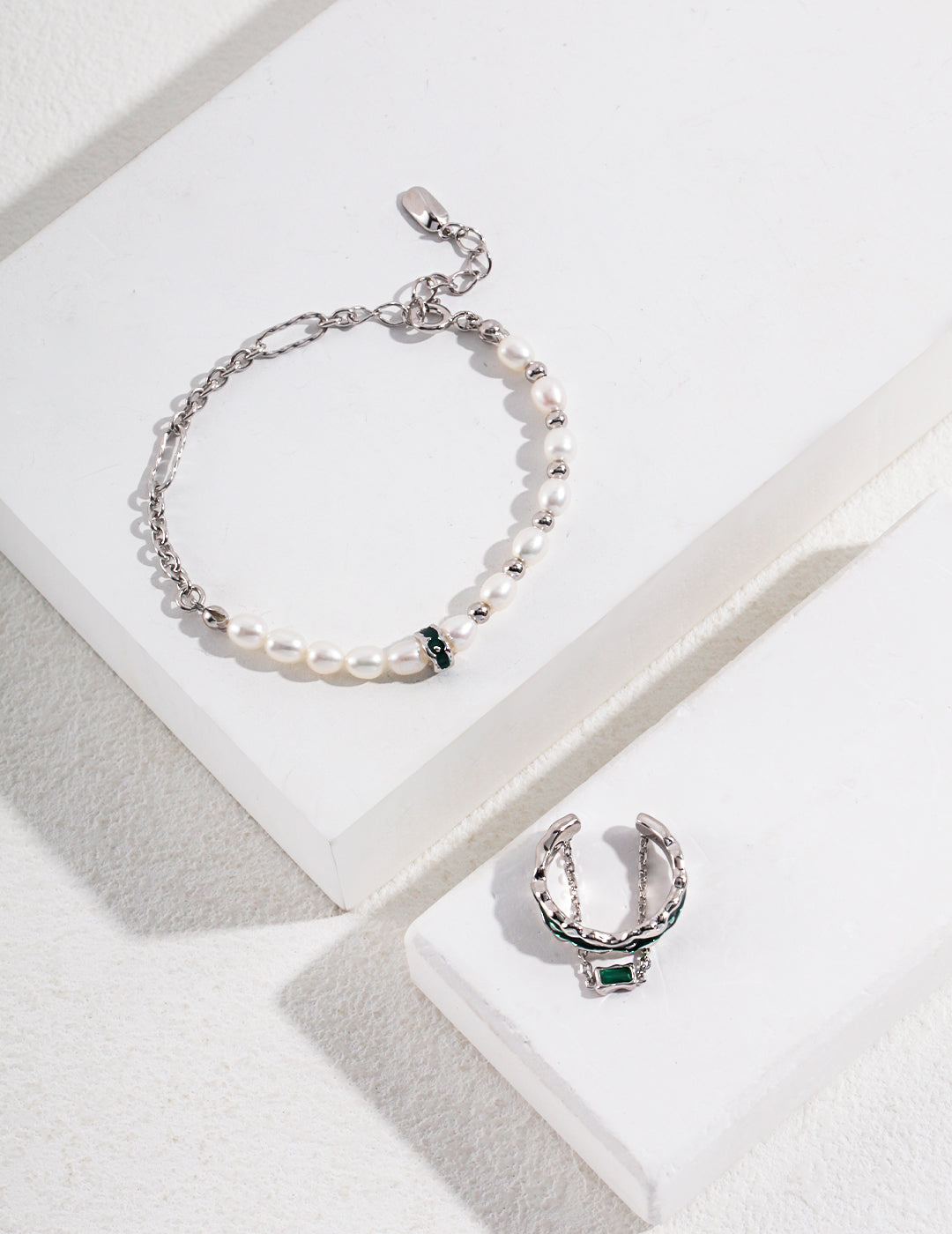 STREAM SERIES DRIP GLAZE PEARL BRACELET