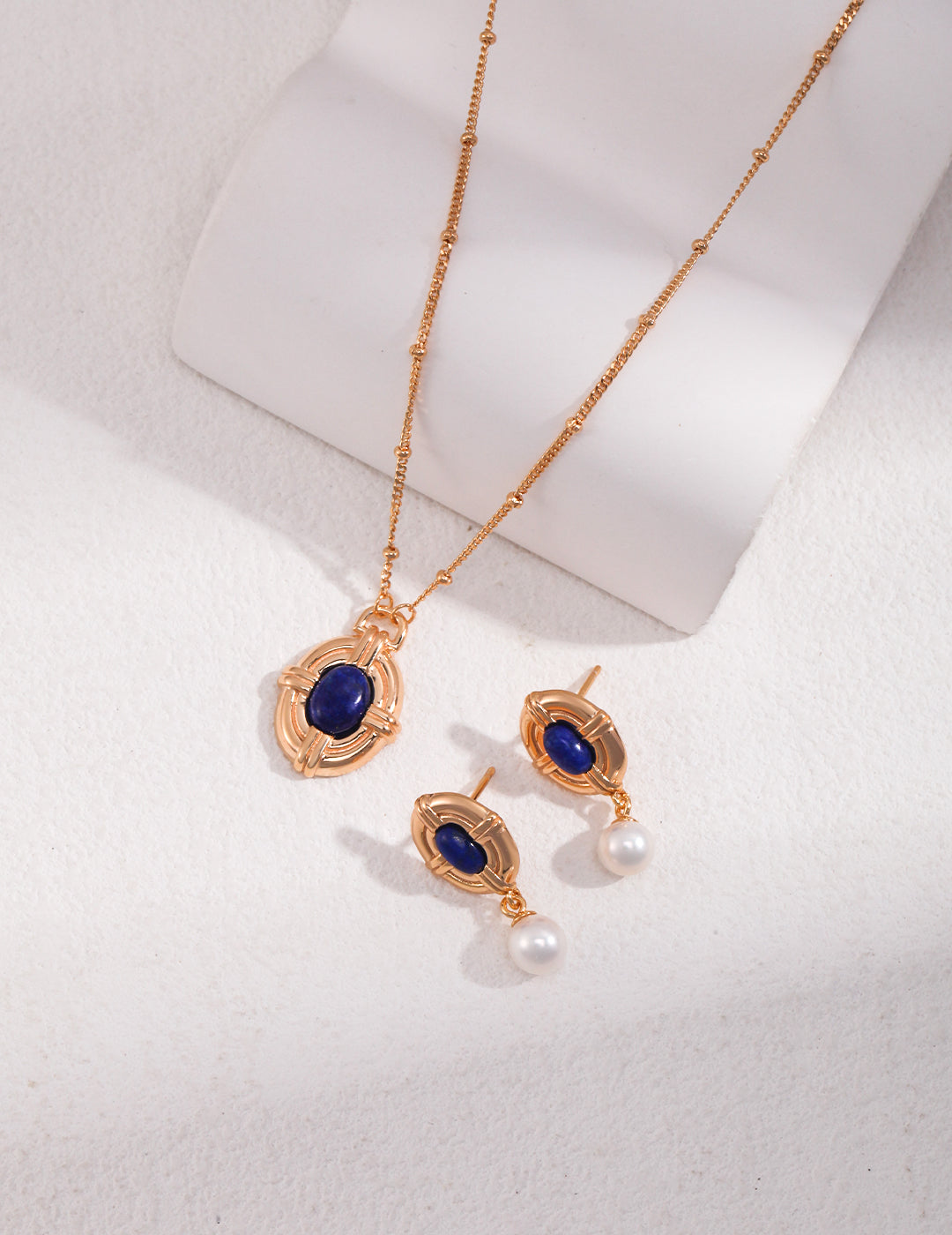 STERLING SILVER LAPIS LAZULI NECKLACE