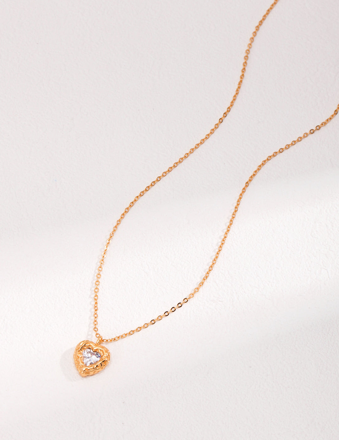 STERLING SILVER ZIRCON STACKING NECKLACE