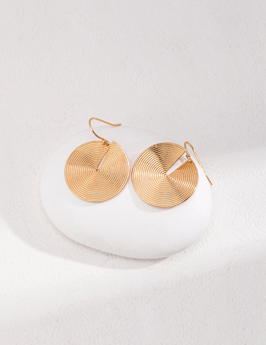 STERLING SILVER THREADED COIN EARRINGS