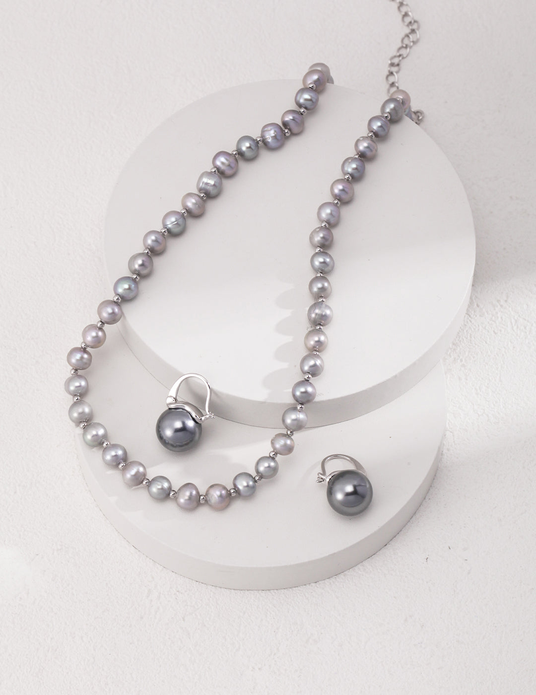 STERLING SILVER CLASSIC PEARL NECKLACE - 6.3mm