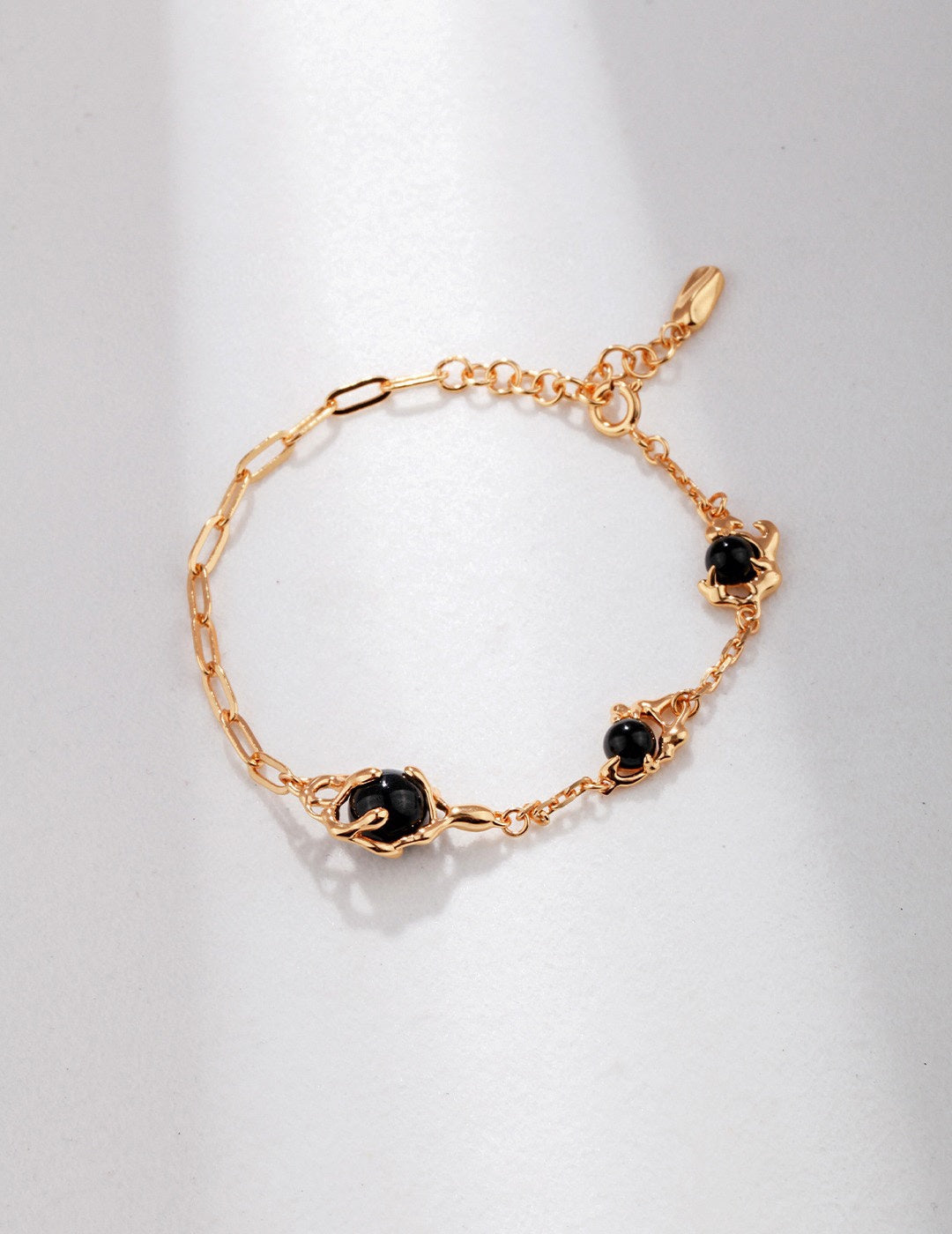 STERLING SILVER AGATE BRACELET