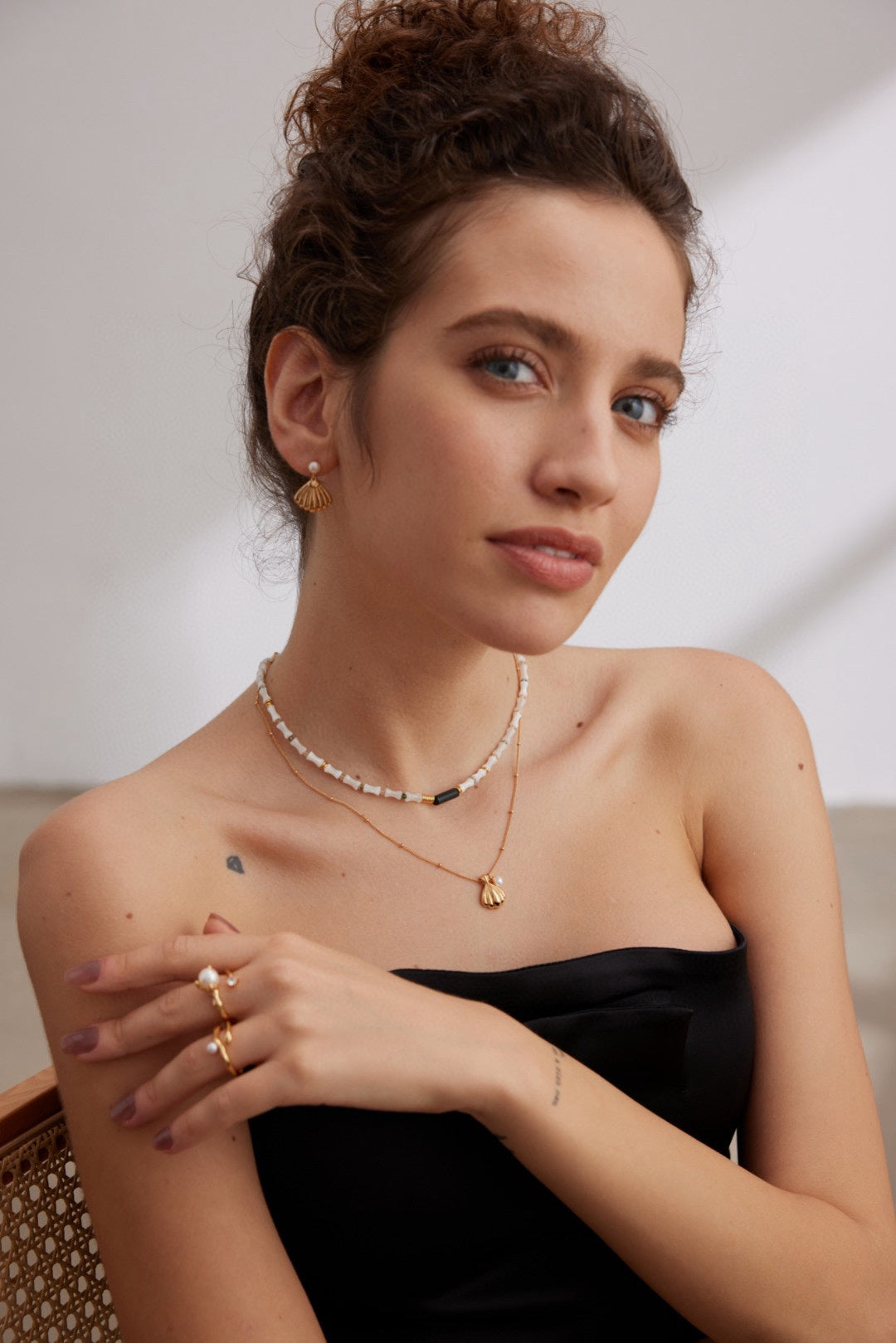 STERLING SILVER PEARL ZIRCON RING