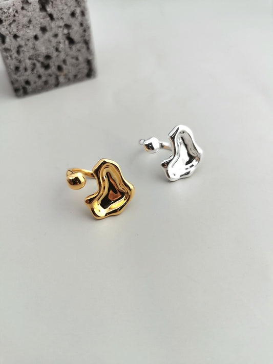 JINBO SERIES SILVER/RETRO GOLD RING