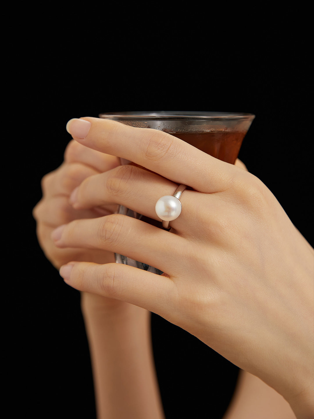 NATURAL PEARL SIMPLE VERSATILE RING