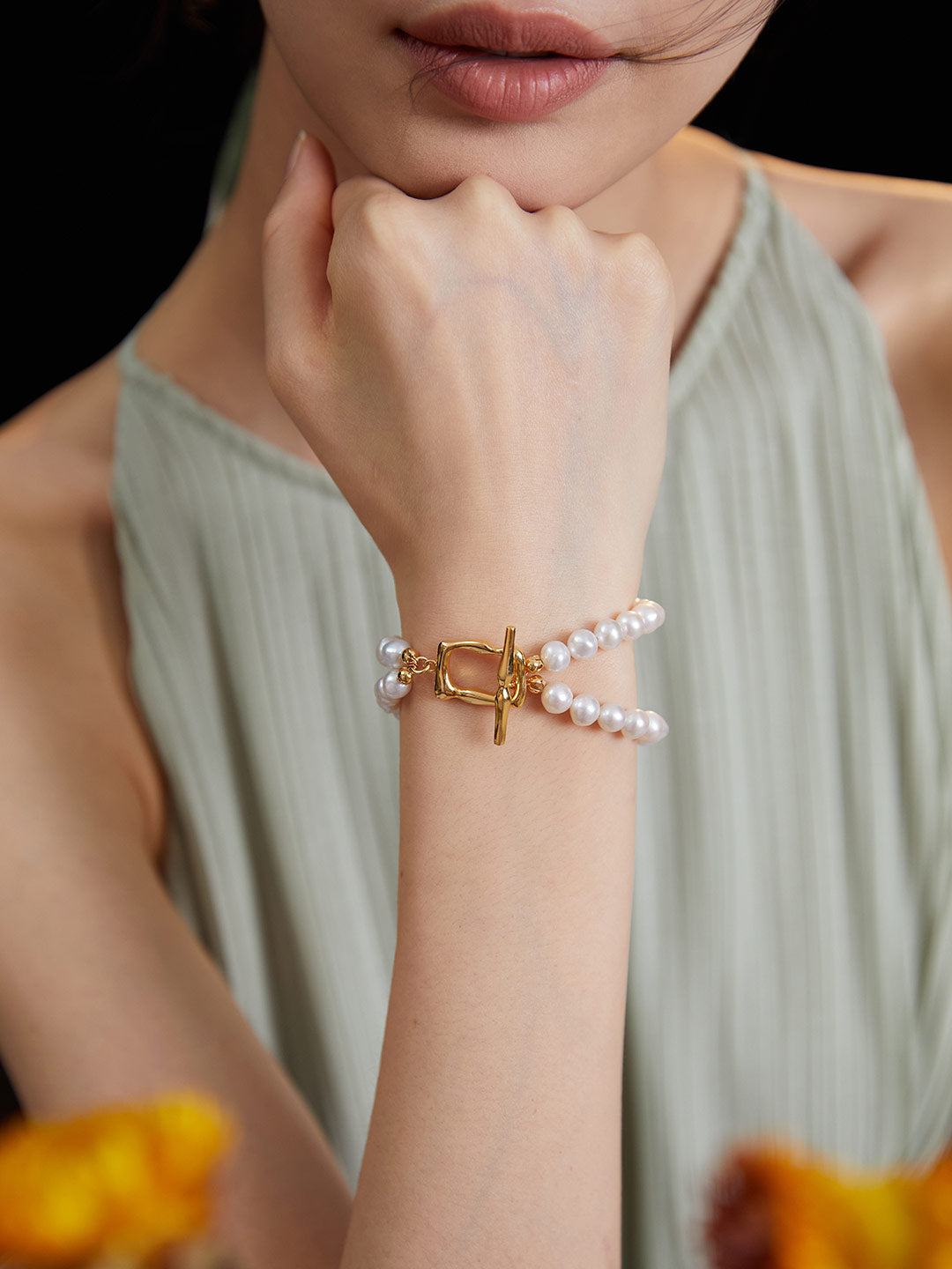 PEARL DOUBLE LAYER BRACELET