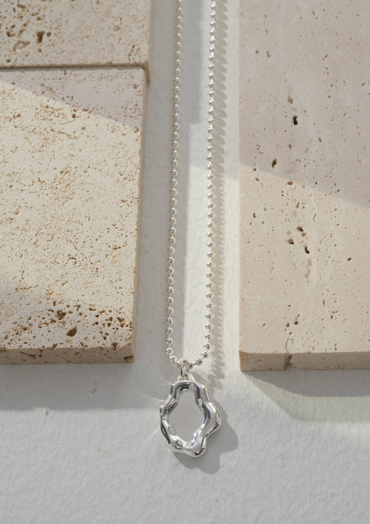 JINBO SERIES SILVER NATURAL NECKLACE