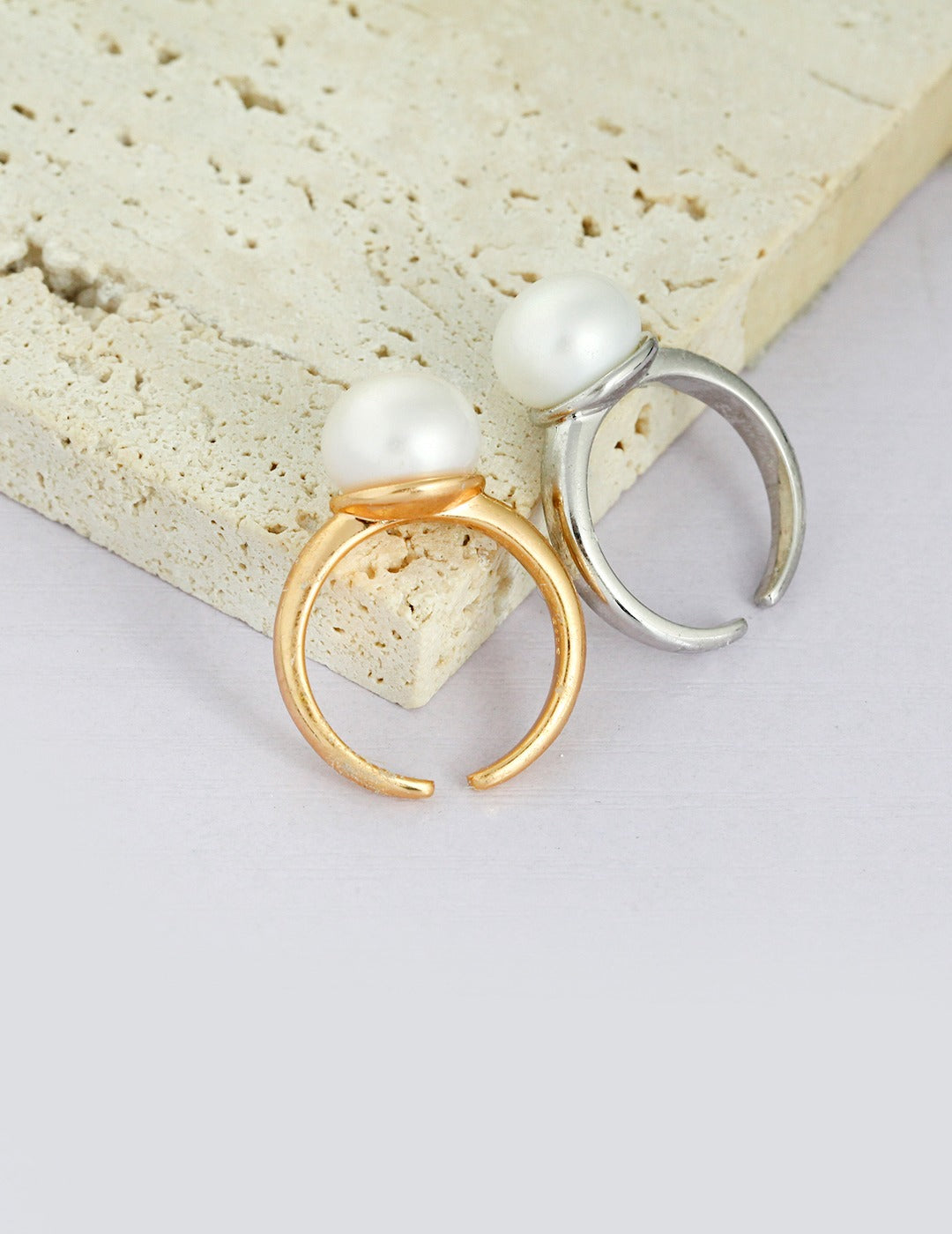 NATURAL PEARL SIMPLE VERSATILE RING