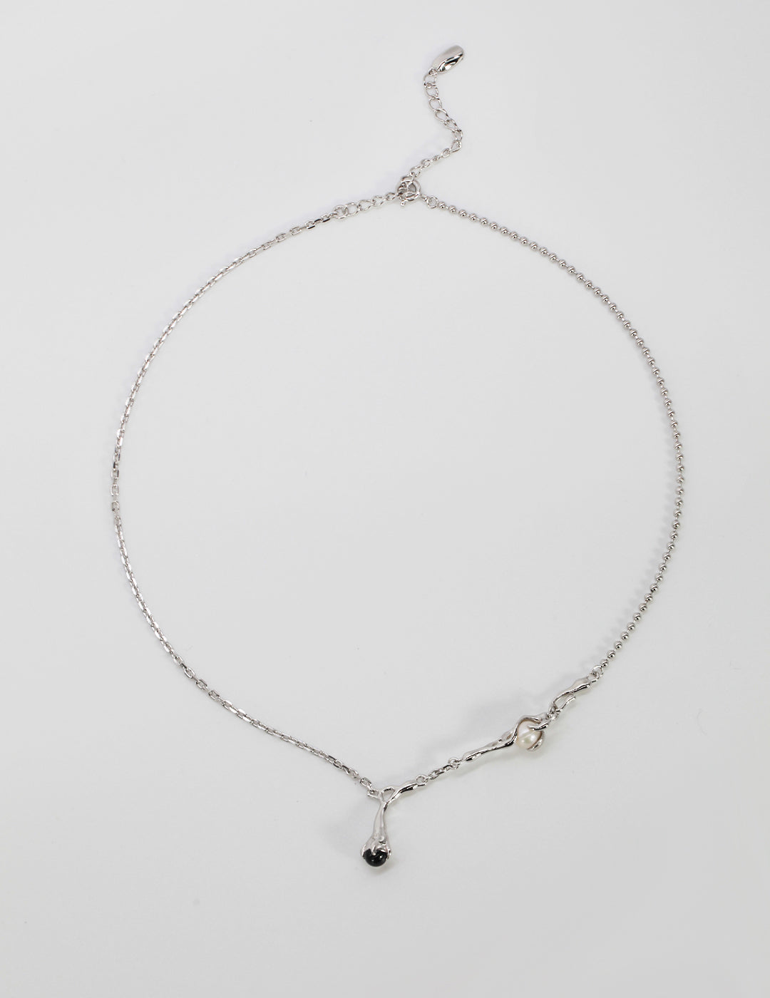 STERLING SILVER BRANCH SERIES AB STYLE NECKLACE