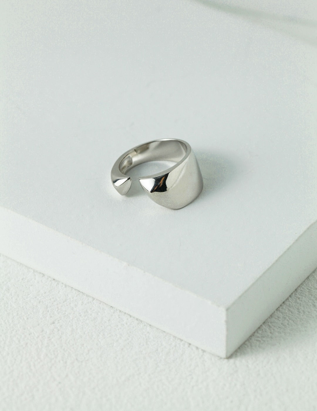 STERLING SILVER CHUNKY OPEN RING