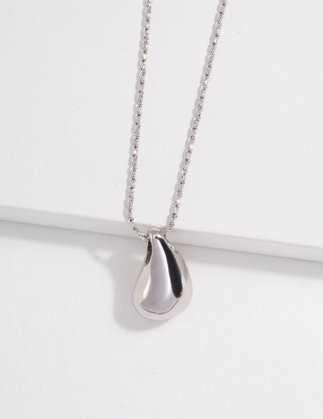 STERLING SILVER CHUBBY BEAN PENDANT - PENDANT ONLY