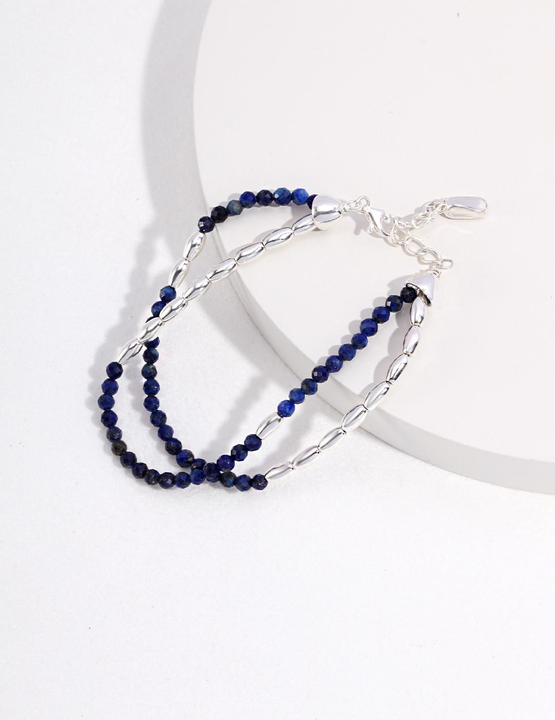 STERLING SILVER LAPIS LAZULI BRACELET