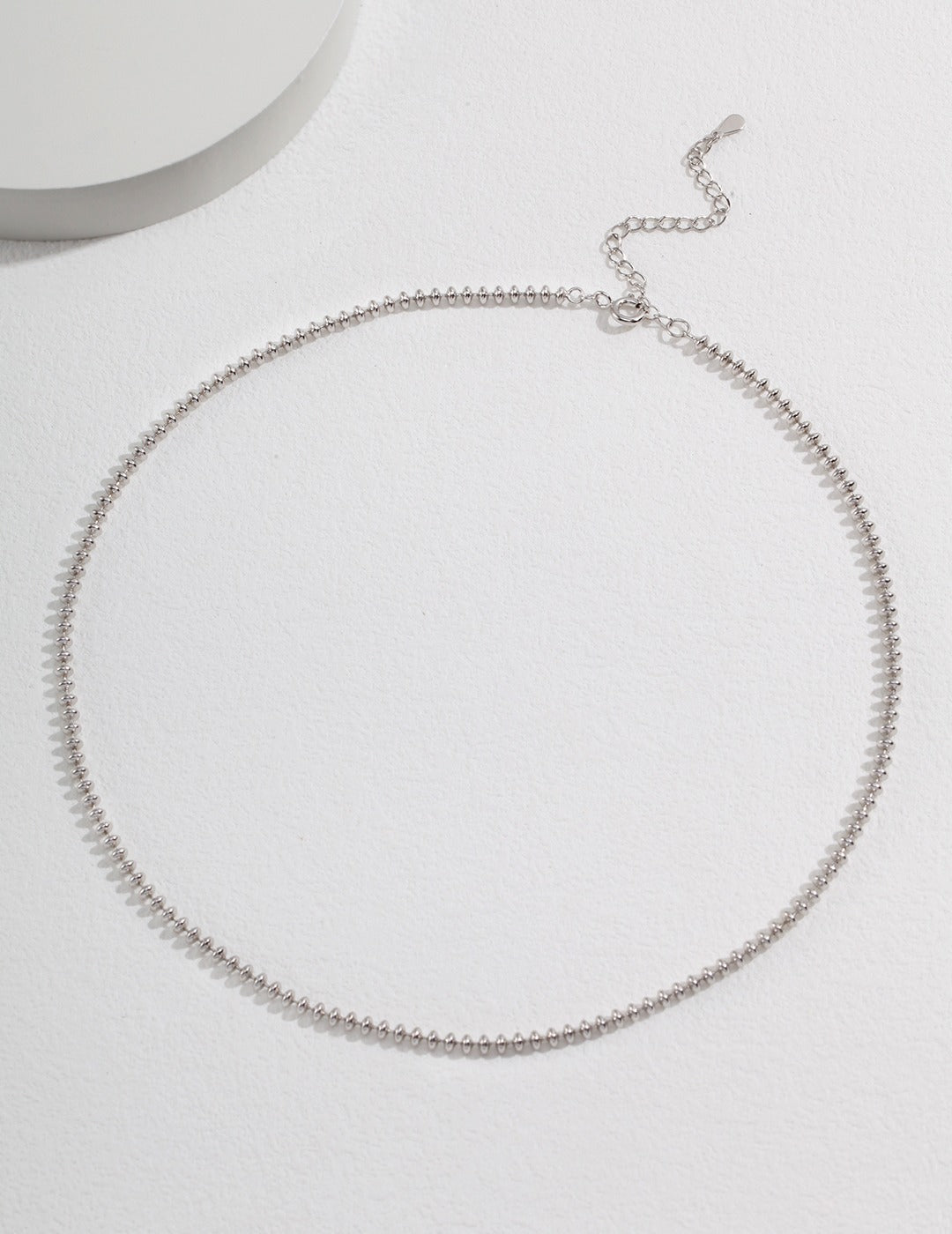 STERLING SILVER ABACUS BEAD CHAIN