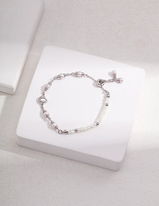 NATURAL NACRE LAVA FLUID SERIES BRACELET