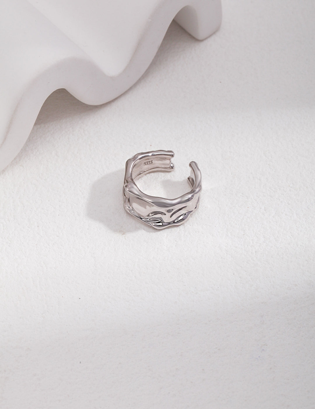 STERLING SILVER WIDE RING