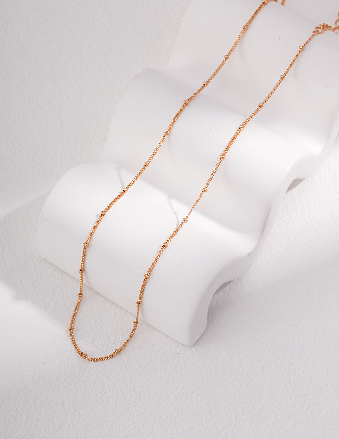 STERLING SILVER PLAIN NECKLACE