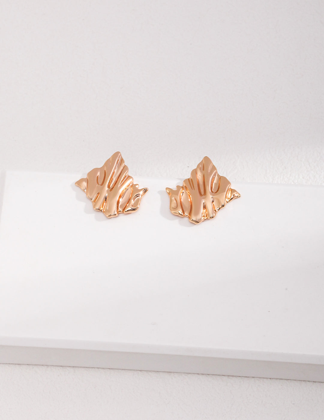 STERLING SILVER GORGE STATEMENT EARRINGS